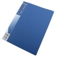 thumbnail image 1 of Blue Plastic Cover A4 Clear Book File with 20 Clear Pockets, 1 of 4