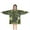 Green Brown Camo, variant on Green Brown Camo Forest Pattern Blanket Hoodies for Kids 6-13YR Oversize Wearable Blanket Hoodies for Boys Girls Teens