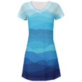 thumbnail image 1 of Mountain Range Vista All Over Juniors V-Neck Dress, 1 of 2