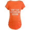 thumbnail image 1 of CafePress - Watermelon Seeds Maternity T Shirt - Maternity Dark T-Shirt, 1 of 1