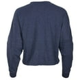 thumbnail image 3 of Women's Navy UConn Huskies Oversized Cropped Retro Long Sleeve T-Shirt, 3 of 3