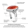 thumbnail image 6 of Natural Botswana Agate Ring 925 Sterling Silver Handmade Jewelry, 6 of 10