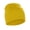 Gold, variant on Classic Plain Cuffless Beanie Winter Knit Hat Skully Cap, Gold