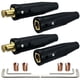 thumbnail image 1 of Paquete de 2 Conectores Rápidos para Cables de Soldadura LC-40, Conectores de Soldadura Macho y Hembra para Accesorios de Máquina de Soldar, 1 of 5