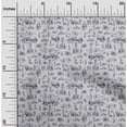 thumbnail image 2 of oneOone Rayon Light Gray Fabric Birds Rooster Craft Projects Decor Fabric Printed By The Yard 56 Inch Wide, 2 of 4