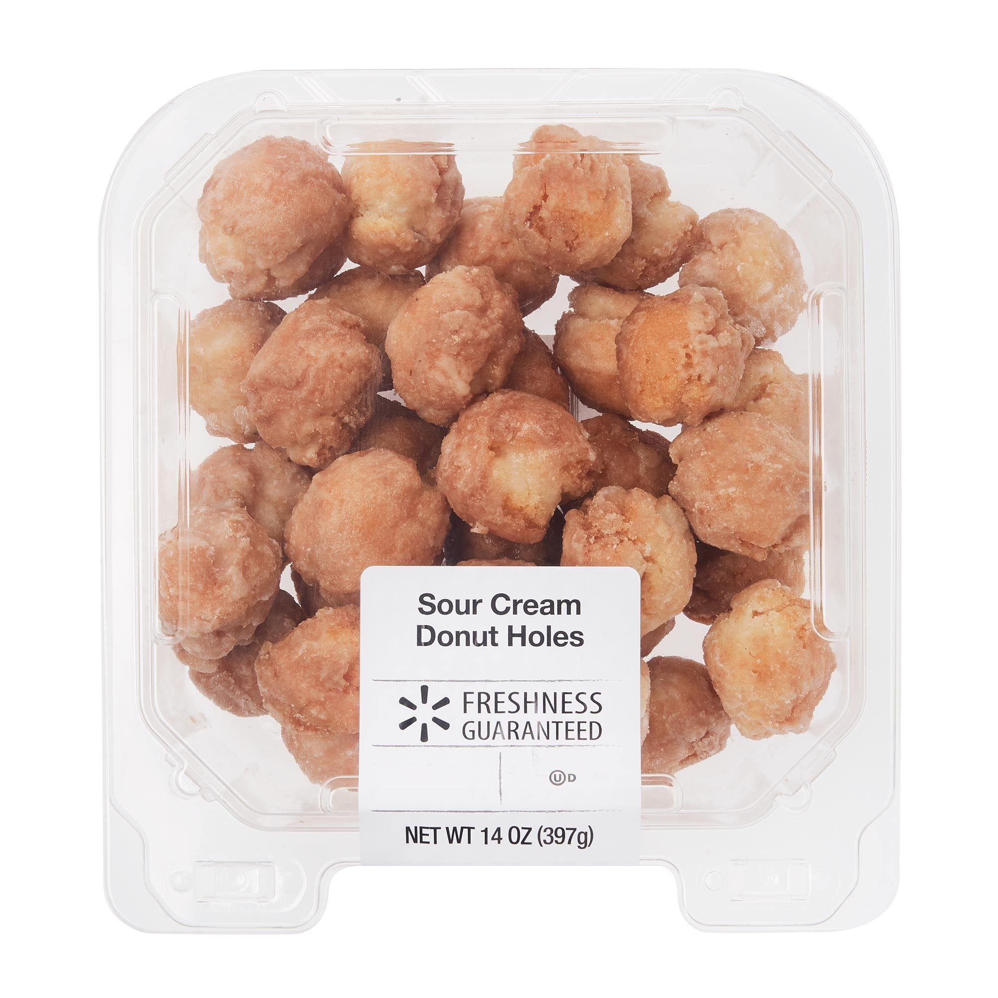 Freshness Guaranteed Sour Cream Donut Holes, 14 oz, 28 Count Walmart