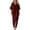 Red, variant on Vivianyo HD Women's V-Neck Caftan Maxi Dress, Loose Fit Batwing Sleeve Long Dress with Side Slit, Women's Army Green, Sizes S-2XL