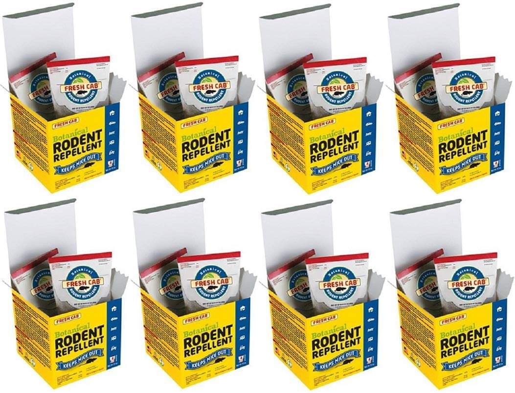 Fresh Cab Botanical Rodent Repellent 32 Scent Pouches EPA Registered