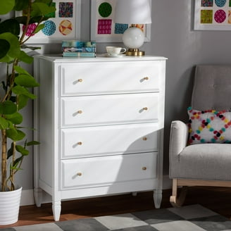 naoki modern 6 drawer dresser Baxton Studio Naoki Modern and Contemporary Two-Tone Grey and Walnut  Finished Wood 6-Drawer Bedroom Dresser