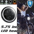 thumbnail image 4 of 5.75" 5-3/4 LED Headlight Angel Eyes Projector For Triumph Rocket III 2004-2018, 4 of 7