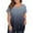 Navy #04, variant on TQWQT Womens Plus Size Tops Summer Loose Fit Going Out Shirt V Neck Criss Cross Short Sleeve Gradient Graphic T-Shirt 4x-5x Casual Tunics Blouses Purple 3XL