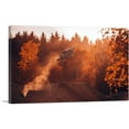 thumbnail image 1 of ARTCANVAS Dirt Bike Motocross Forest Canvas Art Print - Size: 18" x 12" (0.75" Deep), 1 of 9