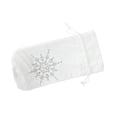 thumbnail image 1 of Matsuzay Funda navideña de felpa para botella de vino, bolsa bordada de copo de nieve con cordón, de comedor, cerveza, fiesta de Navidad, Bar, Kits de decoración para fiestas Blanco Matsuzay HA068791-01, 1 of 6