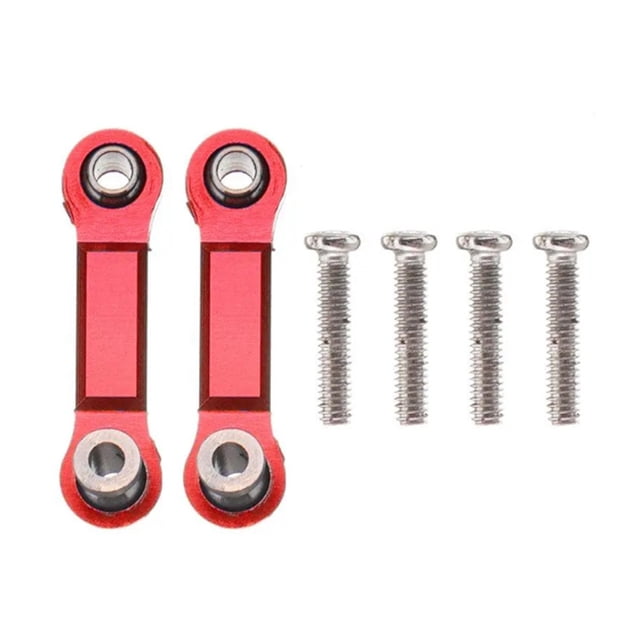 Varilla de servo Vogacara 2 piezas RC Car Control remoto Rojo FN012248-04B