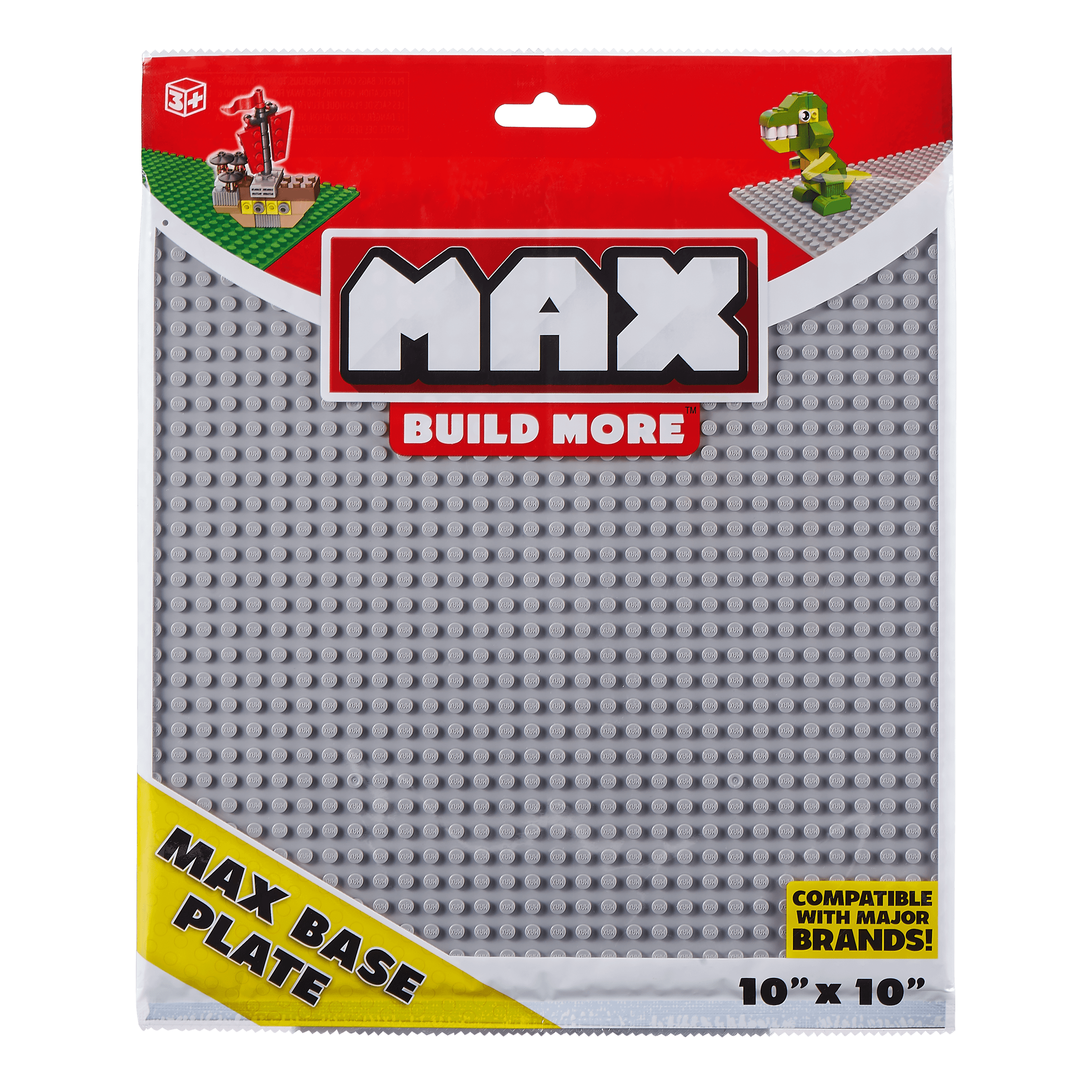 Max Build More Max Base Plate 10"x10" 3pk 