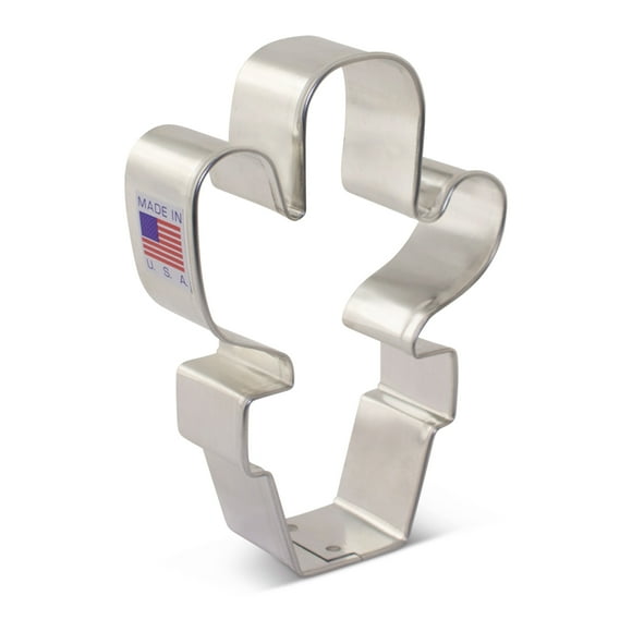 Potted Cactus Cookie Cutter 3 7/8 x 2 3/4""