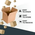 thumbnail image 2 of Cardboard Boxes 6"L x 3"W x 2"H Set of 200PCS | Corrugated Cardboard Box for Mailing, Packing, Packaging and Storage, 2 of 7