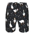 thumbnail image 3 of Honeii Fashionable Goose Print Men's Casual Shorts with Drawstring,Swim Trunks Quick Dry Beach Shorts-X-Large, 3 of 6