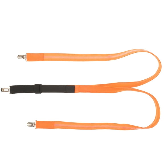OUNONA Light Up Orange Suspender for Adults Adjustable and Practical Party Accessory