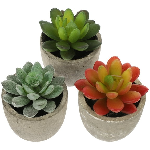 Zehuanyu  3 Pcs Fake Hanging Plant Simulated Potted Bonsai Decoration