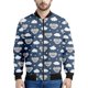 thumbnail image 2 of Chaqueta con cremallera y estampado 3D de animales de dibujos animados para hombre, chaqueta informal de calle con cremallera, sudadera estilo aviador para primavera y otoño, 2 of 5