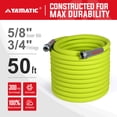 thumbnail image 5 of YAMATIC 5/8 x 50 ft Medium Duty Commercial Grade Garden Hose, 5 of 7
