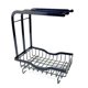 thumbnail image 5 of Escurridor de platos de metal, dispensador de jabón de cocina, organizador de cocina, estante para jabonera de almacenamiento, soporte para esponja de Negro BLESIY Estante para platos de cocina, 5 of 8