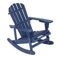 thumbnail image 6 of Glavbiku Rocking Adirondack Chair,Outdoor Patio Furniture for Garden,Blue,Adult, 6 of 9