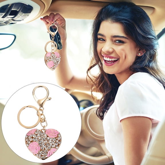 ROSENICE 1pc Creative Car Keys Key Chains Bag Keys Hanging Ornament Keychain Gift