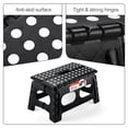 thumbnail image 3 of Acstep Folding Step Stool,15-Inch Extra Wide 9Inch Height Heavy Duty Stepping Stool More Safe And Comfortable Non Slip Foldable Step Stool For Kids And Adults Black, 3 of 5
