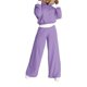 thumbnail image 1 of Gibobby Conjunto de Pantalones para Mujer Conjunto de pantalones y sudadera con capucha de dos piezas de manga larga otoño invierno para mujer(Morado,CH), 1 of 5