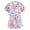 NavyD&01^0302J, variant on Trgacdwlo S-5XL 4th of July Scrub Tops Plus Size Stars Stripe Print Womens Work Shirts V Neck Short Sleeve Nursing Uniform with Pocket