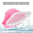 thumbnail image 3 of OUNONA Rabbit Litter Box Corner Plastic Pan for Chinchilla 1Set, 3 of 8