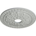 thumbnail image 3 of Ekena Millwork 18"OD x 3 1/2"ID x 1 3/8"P Warsaw Ceiling Medallion (Fits Canopies up to 3 1/2"), Hand-Painted Frost, 3 of 6