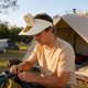 thumbnail image 5 of Gorro recargable en forma de sol • Tapón de refrigeración solar USB • Cabeza giratoria 360° • Sombrero de sombra para senderismo al aire libre, viaje, pesca, 5 of 6
