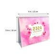 thumbnail image 2 of Supvox 2024 Desk Calendar Pink Paper for Home Manual Date Change Lightweight, 2 of 7
