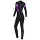 thumbnail image 4 of Traje De Baño Trajes de neopreno de 3 mm Trajes de buceo para mujeres para deportes acuáticos (Púrpura M), 4 of 6
