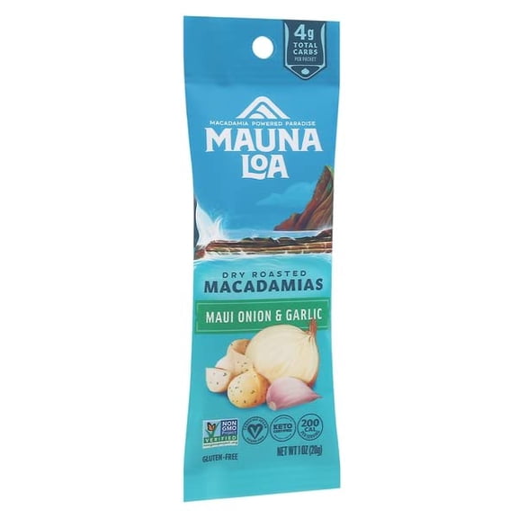 Mauna Loa - Savory Dry Roasted Macadamia Nuts - 1 Oz, Case of 12