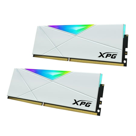 ADATA - XPG SPECTRIX  AX4U32008G16A-DW50 D50 16GB 2x8GB 3.2GHz CL16 RGB Desktop Memory - White