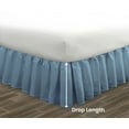 thumbnail image 5 of HNB Store Ruffled Bed Skirt Easy Fit 14" in Drop | Microfiber | Twin | Mediterranean Blue, 5 of 7