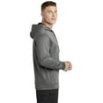 thumbnail image 2 of PosiCharge Sport-Wick Heather Fleece Hooded Pullover. ST264, 2 of 2