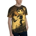 thumbnail image 4 of Unisex Bendy And The Ink Machine 3d Graphic Print Shirts For Mens Womens Casual Short Sleeve Tee Shirts Top, 4 of 7