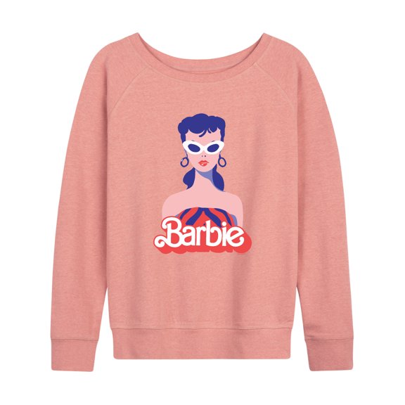 Barbie - Retro Classic Styled Barbie - Women's Lightweight French Terry Pullover