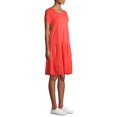 thumbnail image 4 of Time and Tru Women's Tiered Knit Dress, 4 of 6