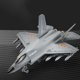 thumbnail image 1 of 1/72 J31 modelo de avión soporte, modelo de avión de juguete avión de sonido y luz para estante, , decoración de , GRIS Hugo avión de combate fundido a presión, 1 of 8