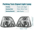 thumbnail image 5 of Unique Bargains Pair Clear Turn Signal Light Front Left Right Side Corner Signal Light for BMW E36 3 Series 1992-1998, 5 of 6