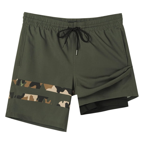 Bóxer de baño para hombre SURF CUZ Jungle Drift 7" de secado rápido