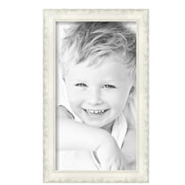 ArtToFrames 10" x 18" Classic White Picture Frame, 10x18 inch White Wood Poster Frame (WOM-5004),  Pack