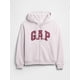 thumbnail image 4 of Sudadera con capucha y cierre completo con logo GAP para mujer color niebla talla M, 4 of 4