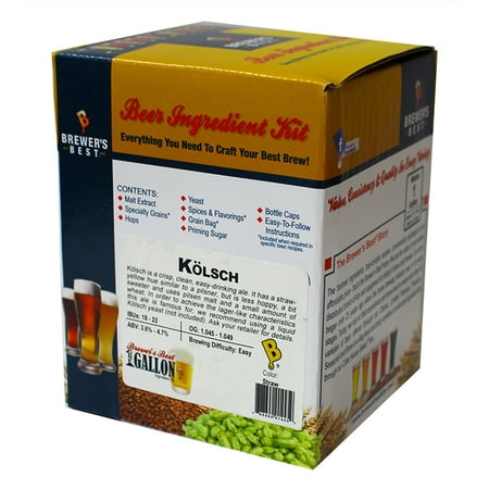 Brewer's Best One Gallon Home Brew Beer Ingredient Kit (Best Beer In India)